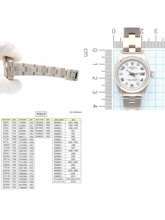 Rolex Date Oistar Watch Clock Automatic Winding Re Polished a Second